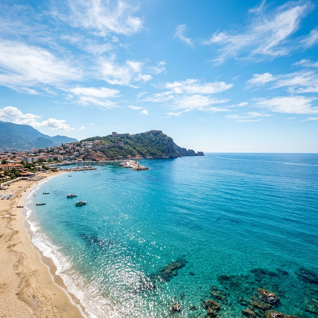 Alanya Akdeniz manzarası