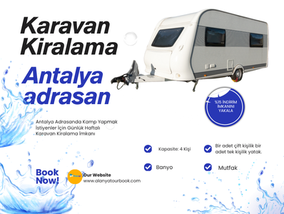 ANTALYA ADRASAN KARAVAN KAMP ALANI